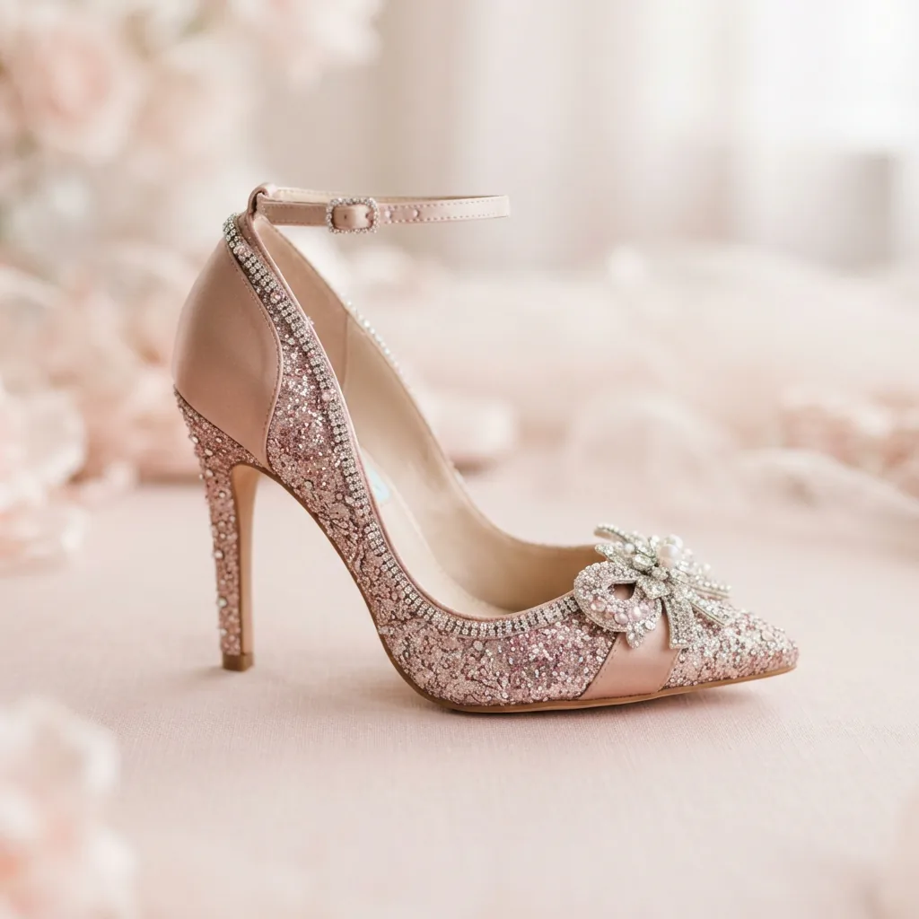 Betsey Johnson Clark Pump displayed on a pale studio surface