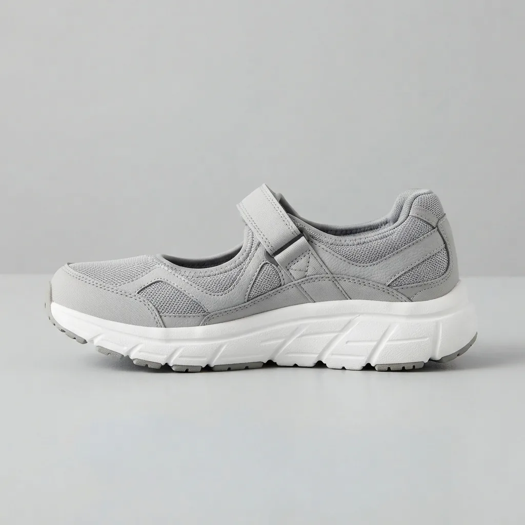 PUMA Tacklette Mary Jane sneaker with a strap and thick white midsole on a pale background