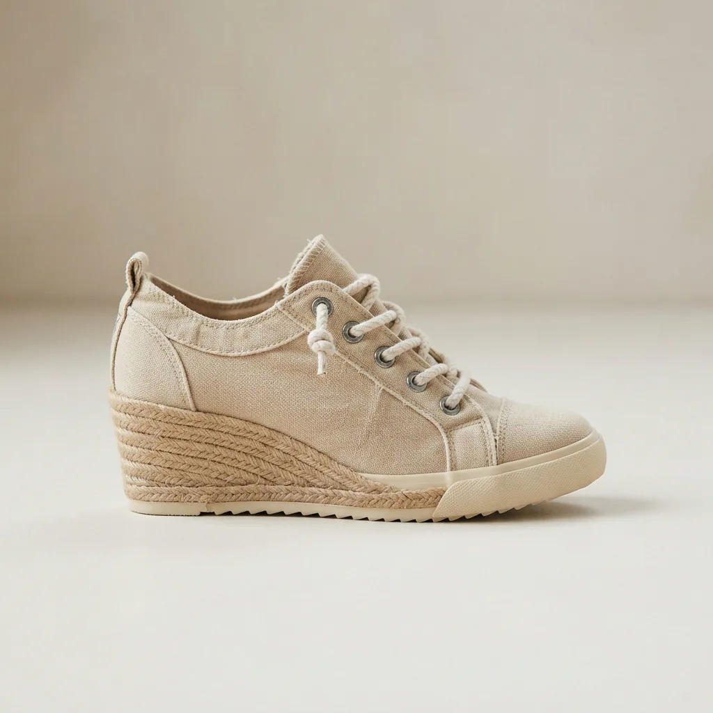 Blowfish Malibu Zest wedge sneaker displayed alone on a pale studio surface