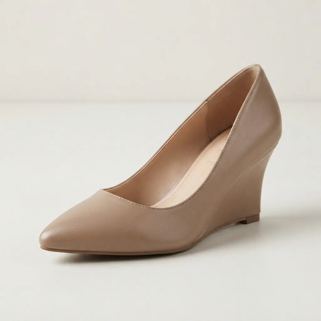 Journee Danika wedge pump photographed by itself on a bright neutral background